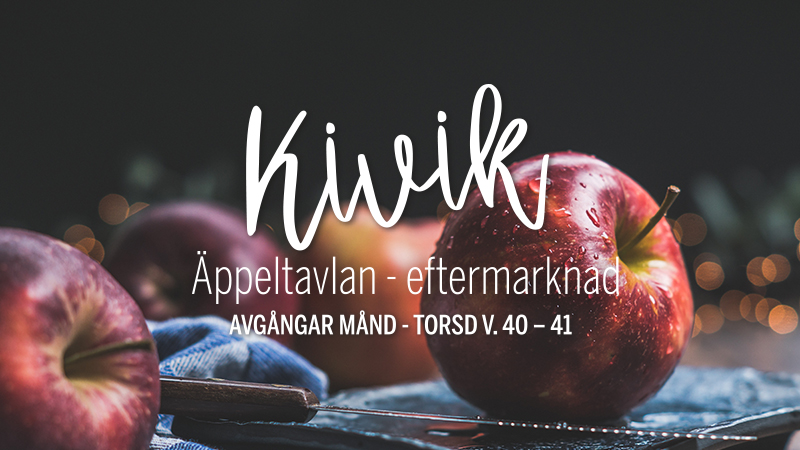 TUR för en dag -KIVIK, ÄPPELTAVLAN