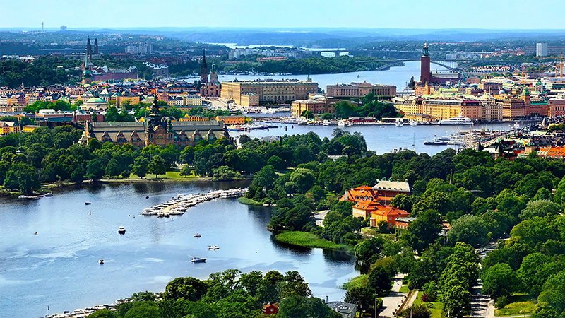 Två vackra huvudstäder - Stockholm, Helsingfors